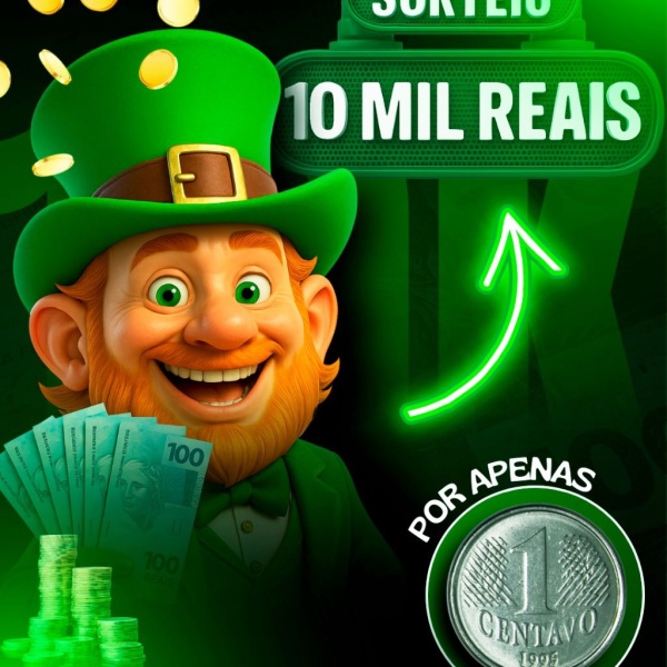 Sorteio de 10 mil reais